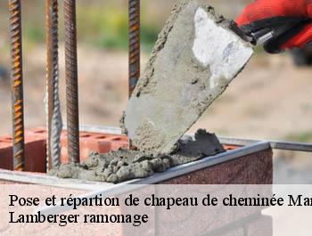 Pose et répartion de chapeau de cheminée  martres-tolosane-31220 Lamberger ramonage
