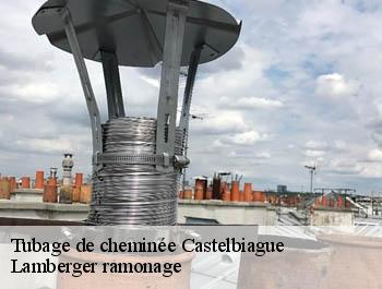 Tubage de cheminée  castelbiague-31160 Lamberger ramonage