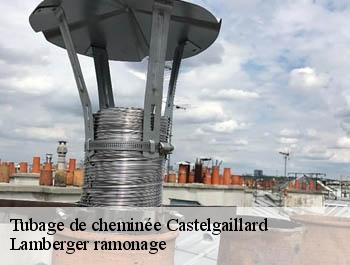 Tubage de cheminée  castelgaillard-31230 Lamberger ramonage