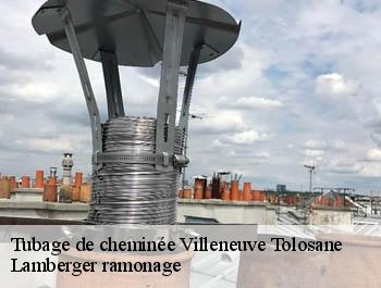 Tubage de cheminée  villeneuve-tolosane-31270 Lamberger ramonage