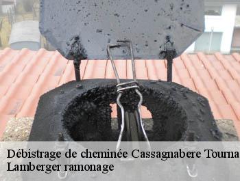 Débistrage de cheminée  cassagnabere-tournas-31420 Lamberger ramonage