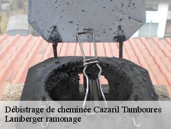 Débistrage de cheminée  cazaril-tamboures-31580 Lamberger ramonage