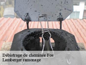 Débistrage de cheminée  fos-31440 Lamberger ramonage
