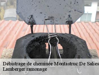 Débistrage de cheminée  montastruc-de-salies-31160 Lamberger ramonage