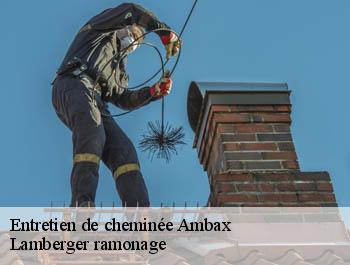 Entretien de cheminée  ambax-31230 Lamberger ramonage